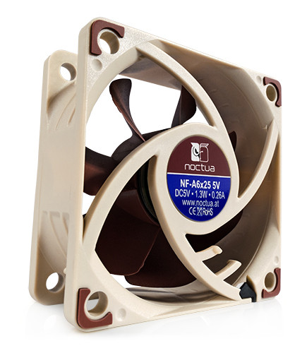 noctua_nf_a6x25_5v_2_kbq9ly Noctua Вентилатор Fan 60x60x25mm 5V - NF-A6x25-5V - Image 1