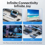 Orico външна кутия за диск Storage - Case - 2.5 inch USB-C Black - 25PW1C-C3-BK - Image 5