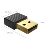 Orico блутут адаптер Bluetooth 5.0 USB adapter, black - BTA-508-BK - Image 4