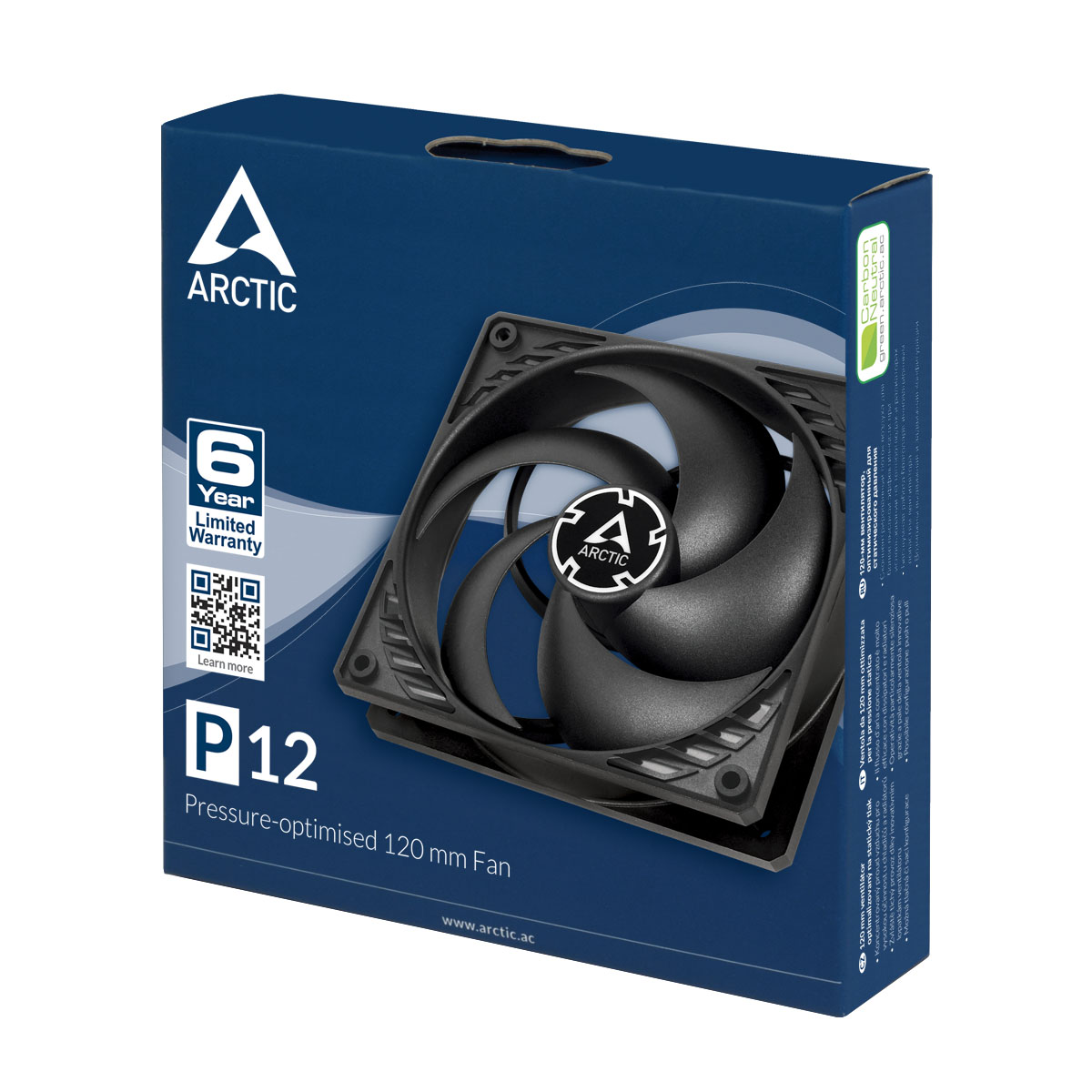 p12_black_05_2_j6plug Arctic вентилатор Fan 120mm P12 1800rpm - ACFAN00118A - Image 5