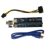 Makki Mining Riser/Extender PCI Express 1x to 16x v.1701A - 470uf - MAKKI-SR1701A-470 - Image 5