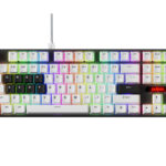 Pulsar професионална геймърска механична клавиатура Professional Gaming Mechanical Keyboard PCMK 2 HE TKL ANSI White - 8K, Gateron Magnetic Switches [Linear]