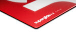 Superglide професионален стъклен геймърски пад за мишка Gaming Glass Mousepad Superglide Pad v2 XL Red - 490 x 420 mm - Image 6