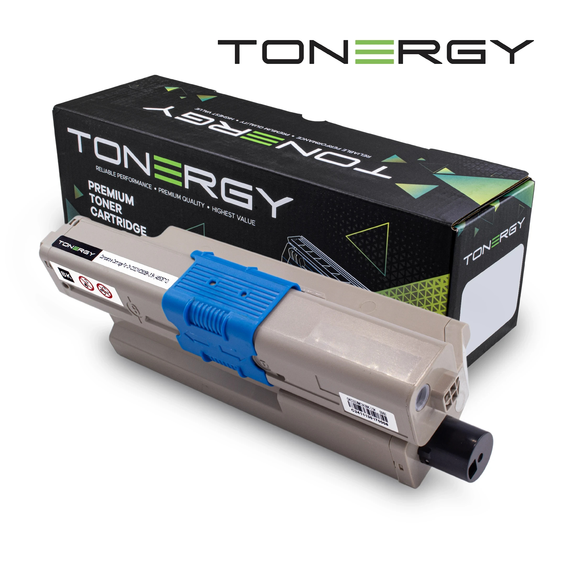 tonergy_okc332_mc363bk_35k46508712_boxtoner_tegaqu Tonergy съвместима Тонер Касета Compatible Toner Cartridge OKI 46508712 Black, 3.5k - Image 1