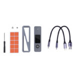 VCom външна кутия за диск Storage - Case - M.2 NVMe/SATA M/B key - USB-C/A Gen.2 10Gbps, Fingerprint Encryption - CU855SN-F - Image 4