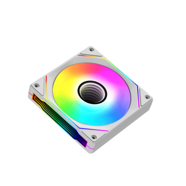 Xigmatek Комплект вентилатори Fan Pack 3-in-1 3x120mm - Infinity G20A Arctic - Infinity Mirror, A-RGB - Image 2