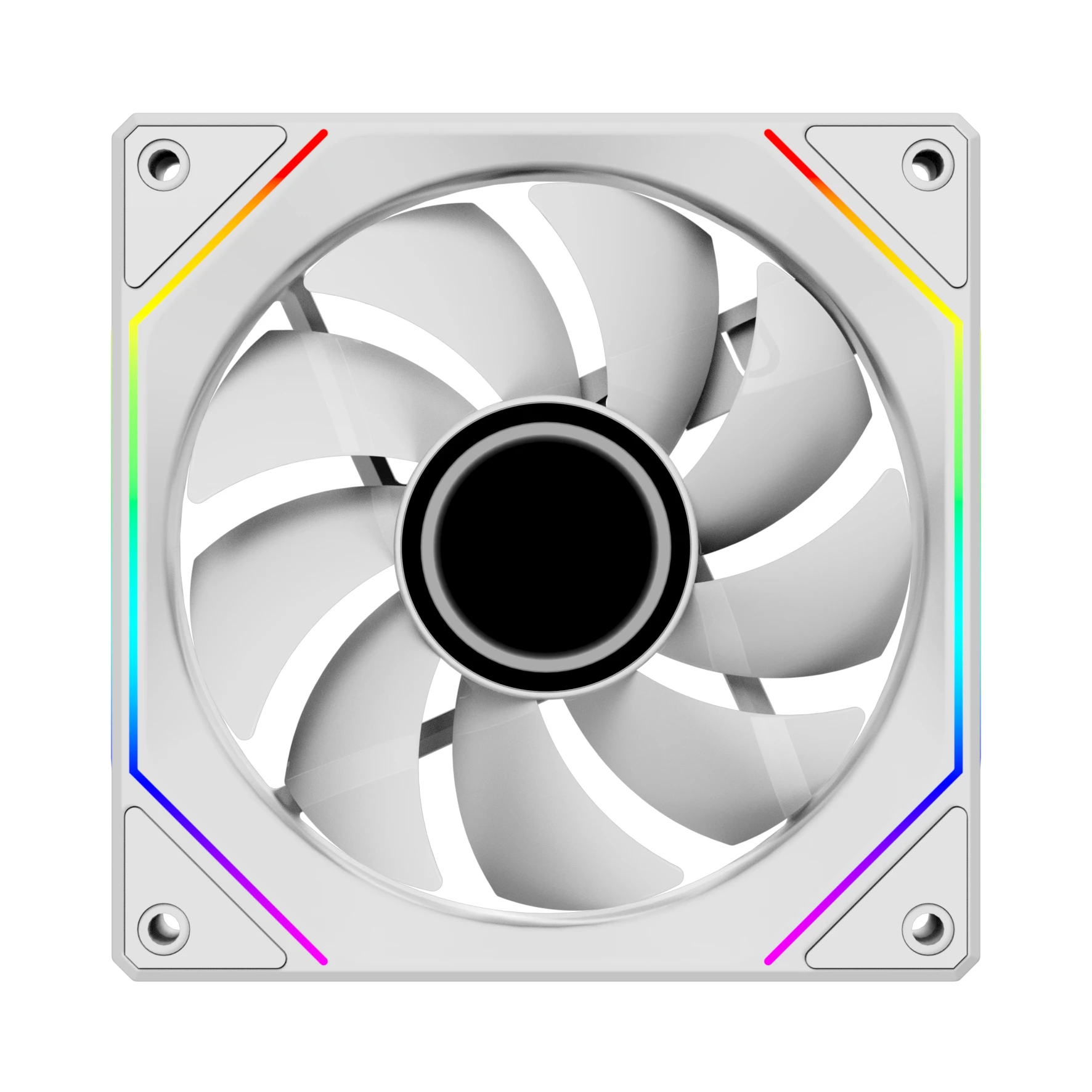 xigmatek_infinity_g20a_arctic_05_r3v2t6 Xigmatek Комплект вентилатори Fan Pack 3-in-1 3x120mm - Infinity G20A Arctic - Infinity Mirror, A-RGB - Image 5