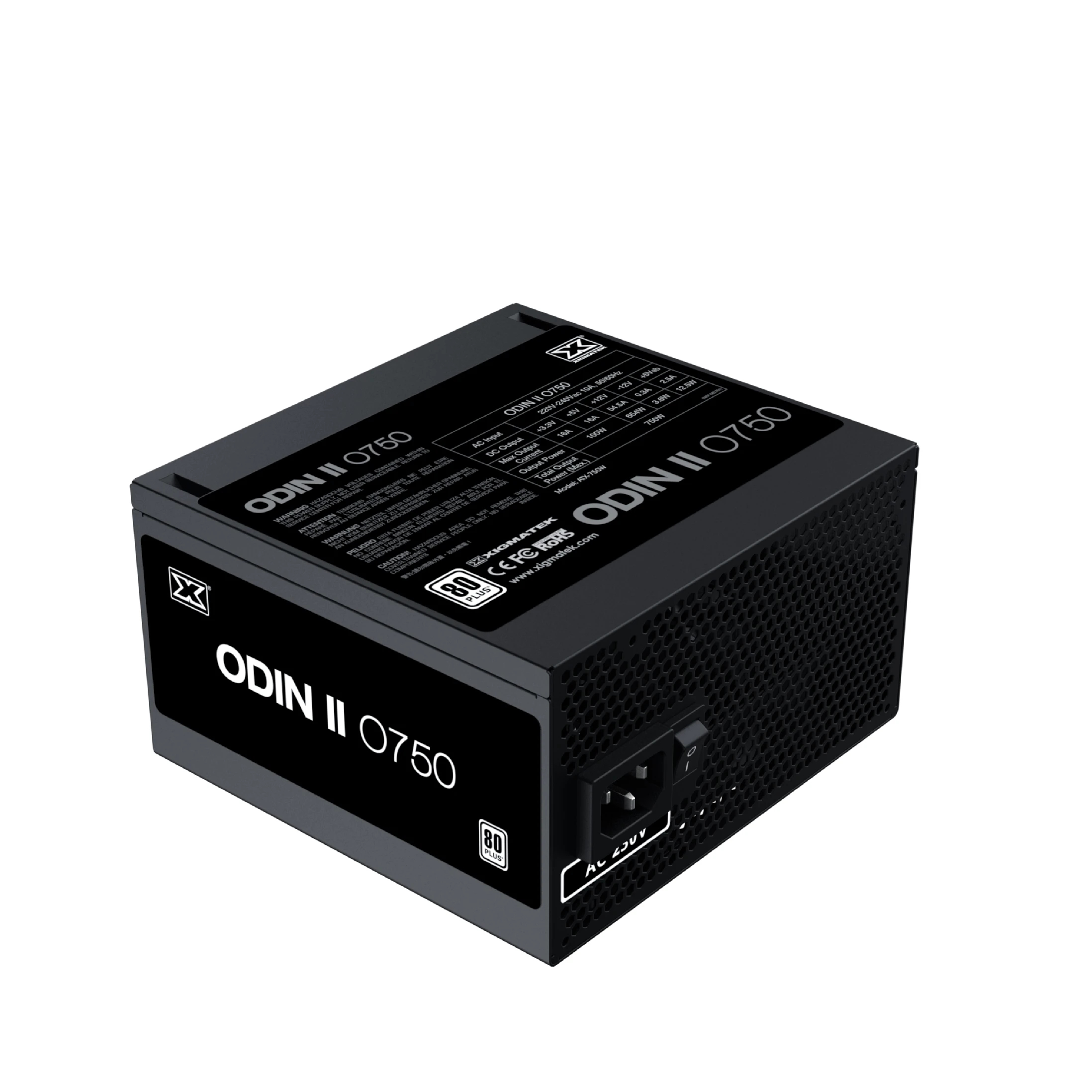 xigmatek_odin_ii_750w_03_t74umx Xigmatek захранване PSU - Odin II 750W - 80 Plus - Image 3