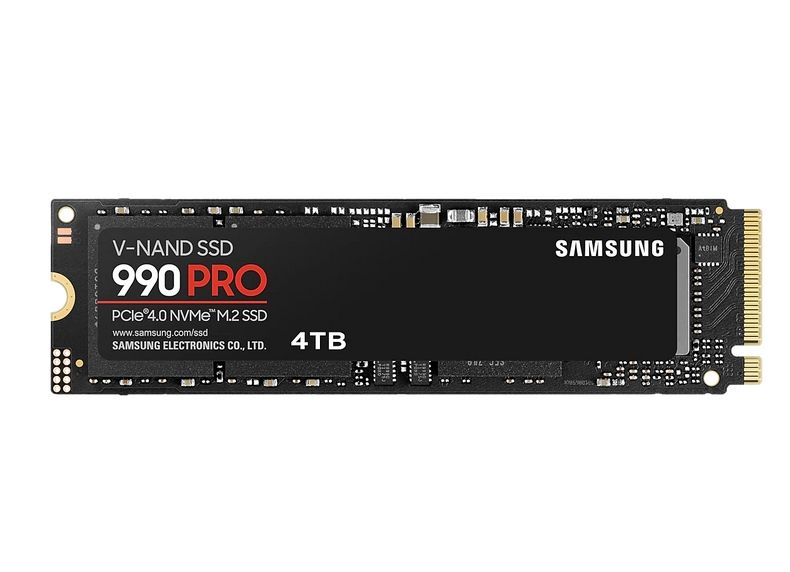 0006306067898 Твърд диск Samsung SSD 990 PRO 4TB PCIe 4.0 NVMe 2.0 M.2 MZ-V9P4T0BW - Image 1