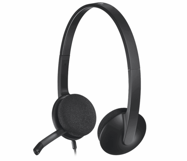 Слушалки Logitech H340 USB 981-000475 - Image 1