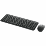 Комплект безжична и Bluetooth клавиатура и мишка Logitech MK250 920-013519 - графит