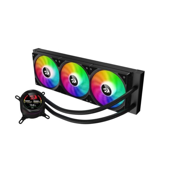Водно охлаждане с дисплей и aRGB осветление за Intel/AMD процесори Redragon CCW-1017 - Image 1
