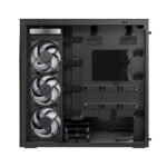 Arctic кутия Case E-ATX - Xtender VG (Mirror Black) - PCIe Gen 4 riser included, 5 A-RGB Fans included - Image 6