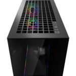 Arctic кутия Case E-ATX - Xtender VG (Black) - PCIe Gen 4 riser included, 5 A-RGB Fans included - Image 4