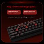 Madlions професионална геймърска механична клавиатура Professional Gaming Mechanical Keyboard FIRE 68 ULTRA - 8K, Gateron Magnetic Jade Switches - White Counto - Image 3