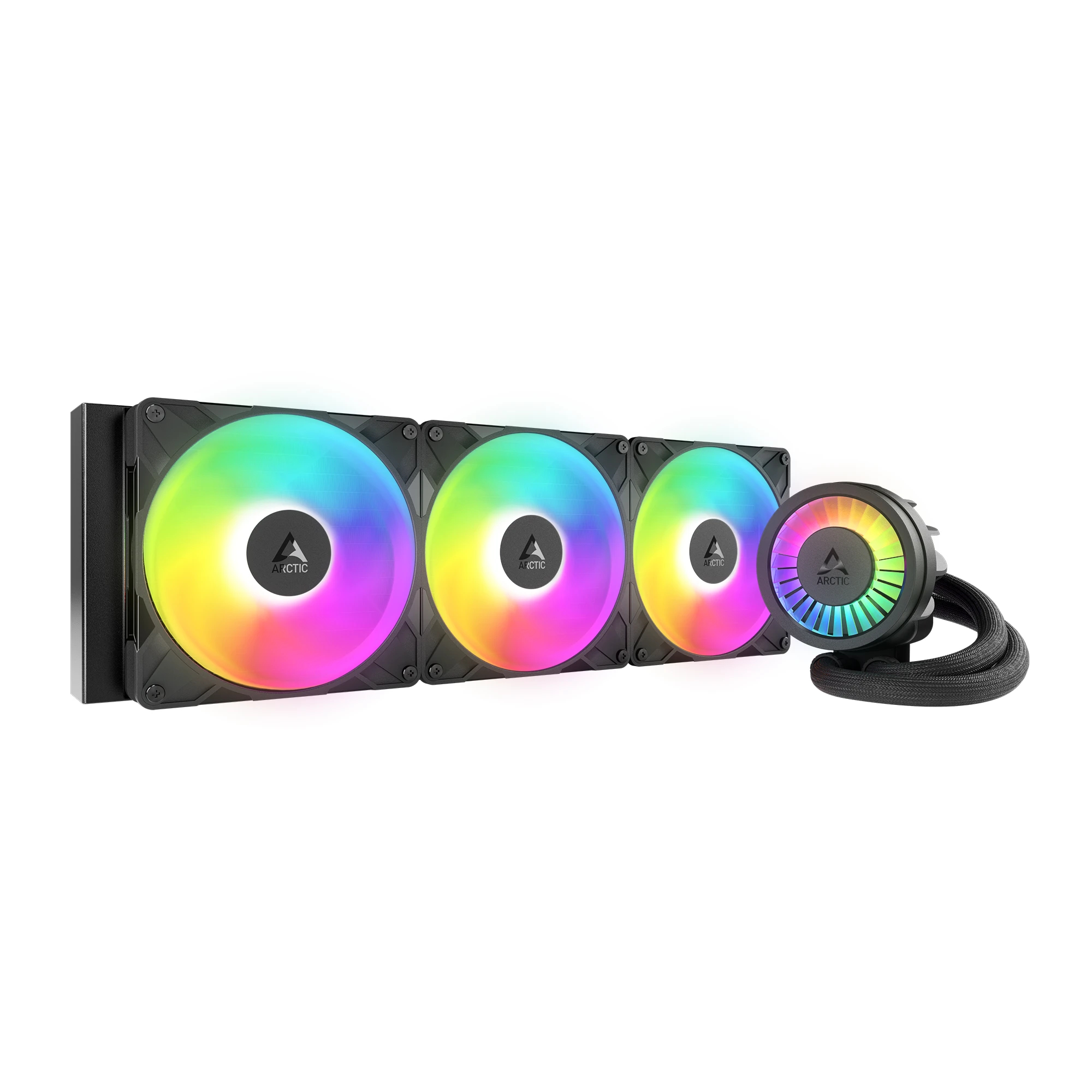 liquid_freezer_iii_pro_420_black_argb_rainbow_g00_hqalre Arctic водно охлаждане Liquid Freezer III Pro 420 A-RGB Black - Image 1