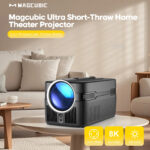 MagCubic преносим мултимедиен проектор Portable Multimedia Projector HY450C - 8K, Android 11, Wi-Fi 6, Bluetooth 5.4 - Image 3