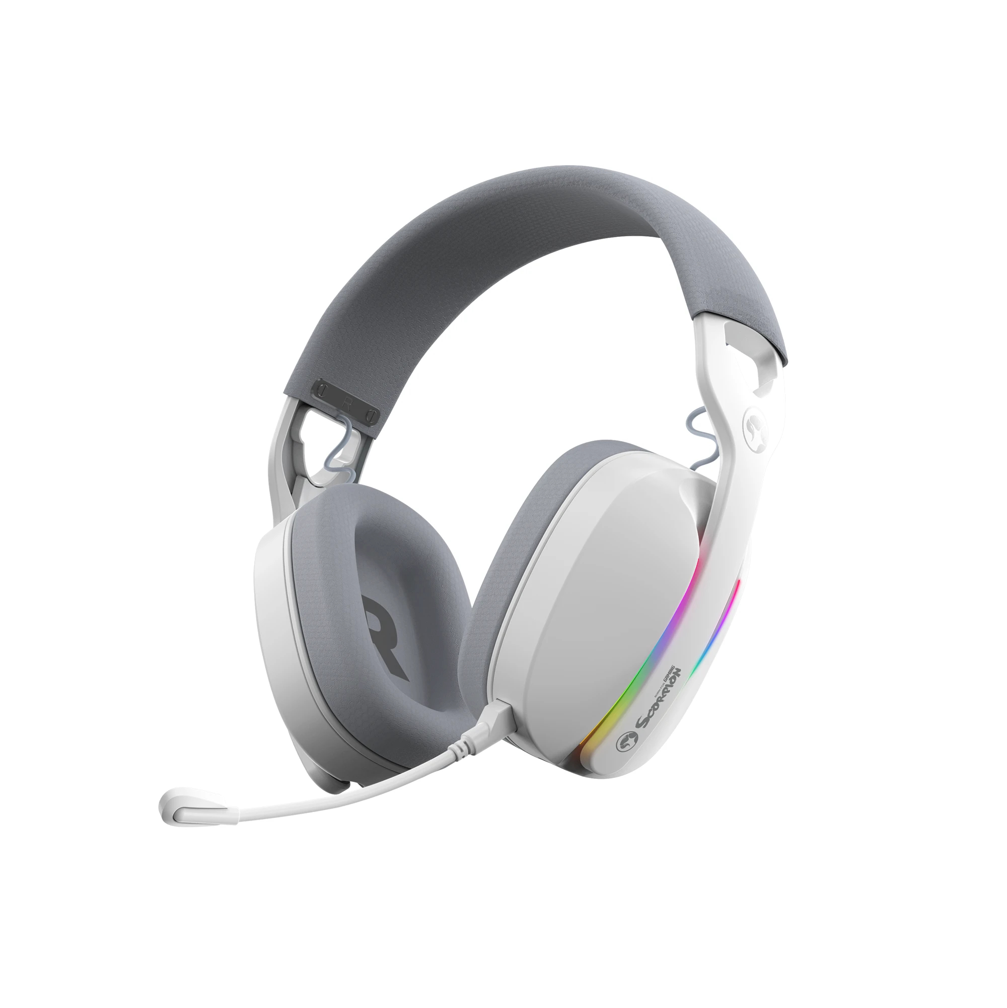 marvo_hg9086_wh_01_2uy2kg Marvo Геймърски слушалки Gaming Headphones Pulz 70S White - 7.1 RGB - MARVO-HG9086-WH - Image 1