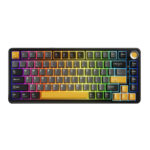 Marvo безжична механична геймърска клавиатура Wireless Gaming Mechanical keyboard Titan 75 - KG985W Black - Banana Crystal [Linear]