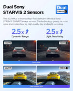 VIOFO Видеорегистратор Dash Cam A229 Plus 2 Channel - 2K, HDR, Sony STARVIS 2, GPS - Image 6