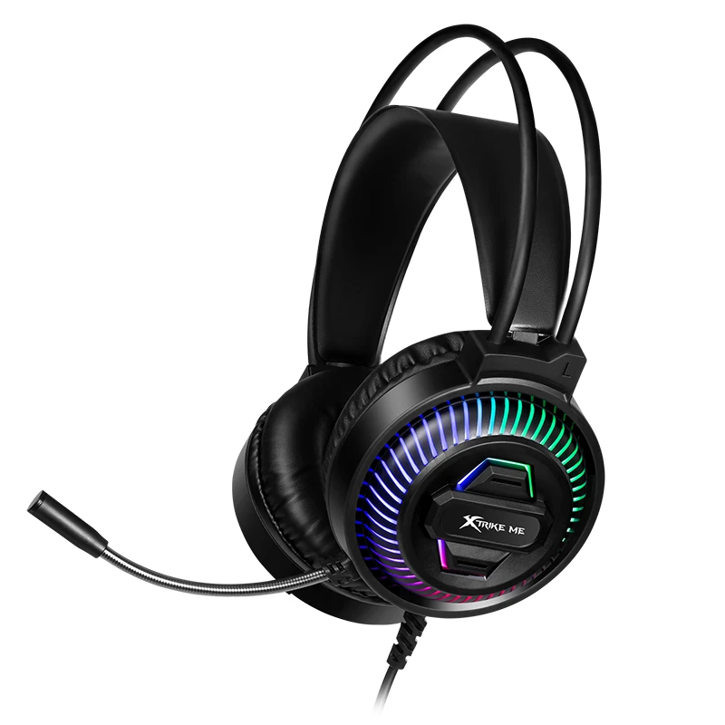 xtrikeme_gh_510_01_qibhad Xtrike ME геймърски слушалки Gaming Headphones GH-510 - 50mm, RGB - Image 1