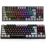 Xtrike ME геймърска механична клавиатура Gaming Mechanical keyboard 87 keys TKL - GK-989B - RED switches - Image 2