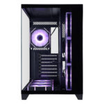 1stPlayer кутия Case ATX - MEGAVIEW MV8 Black - 7 x 120 mm A-RGB fans included - Image 2