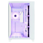1stPlayer кутия Case ATX - MEGAVIEW MV8 White - 7 x 120 mm A-RGB fans included - Image 2