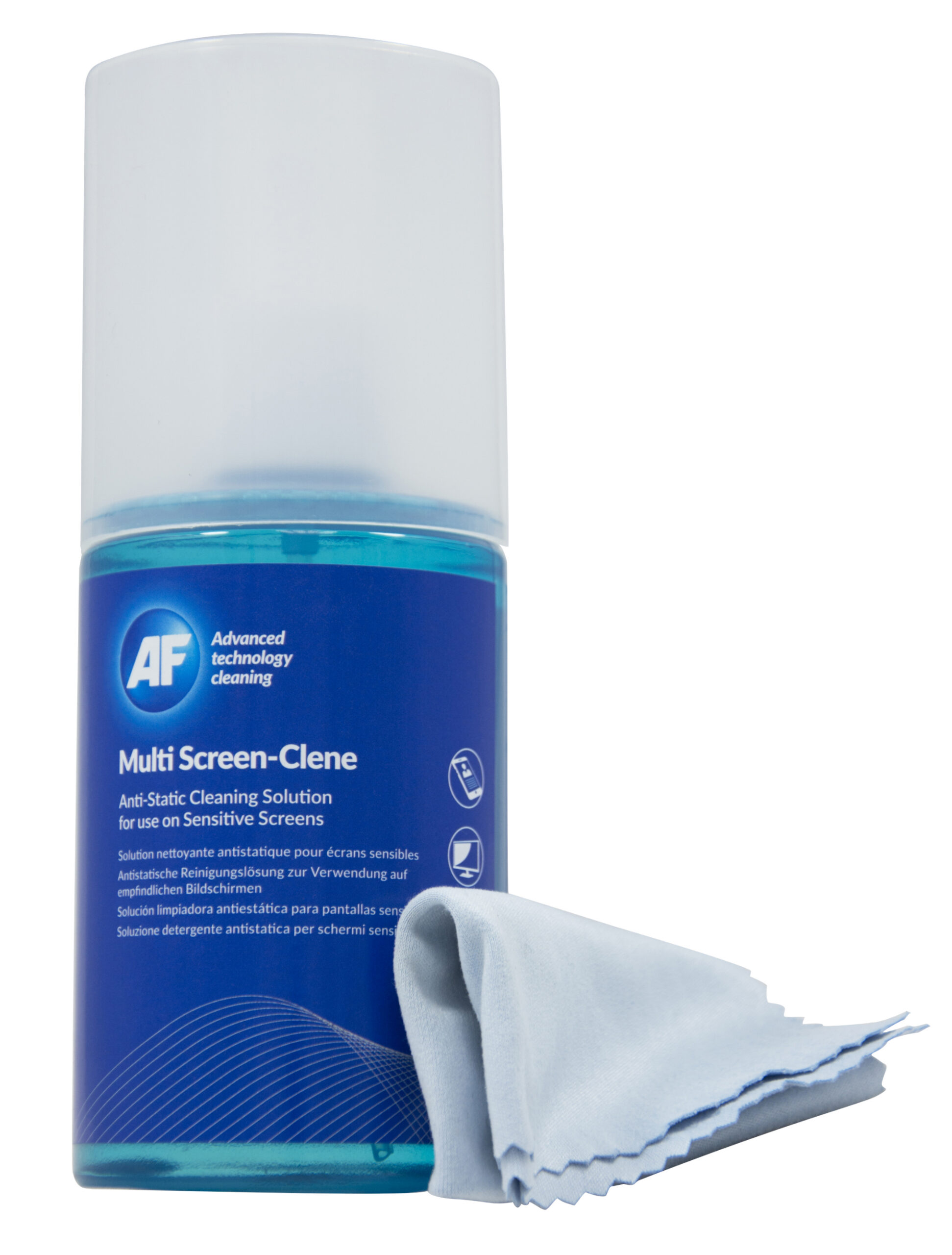 af_mca200mif_0205 Комплект антистатичен спрей и микрофибърна кърпа за екрани и TV MCA200MIF - Image 1