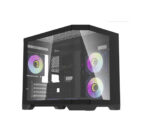 Aigo кутия Case mATX - FT418 Black - 6 x 120 mm A-RGB fans included