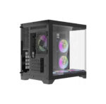 Aigo кутия Case mATX - FT418 Black - 6 x 120 mm A-RGB fans included - Image 3