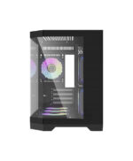 Aigo кутия Case mATX - FT418 Black - 6 x 120 mm A-RGB fans included - Image 4