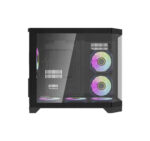 Aigo кутия Case mATX - FT418 Black - 6 x 120 mm A-RGB fans included - Image 6