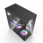 Darkflash кутия Case ATX - DS900 Black - 7 x 120 mm A-RGB fans included, USB-C - Image 3