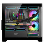 Darkflash кутия Case mATX - DS900M Black - 6 x 120 mm Infinity Mirror A-RGB - Image 2