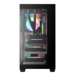Darkflash кутия Case mATX - DS900M Black - 6 x 120 mm Infinity Mirror A-RGB - Image 3