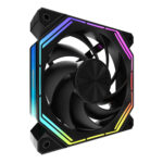 Darkflash Комплект вентилатори Fan Pack 3-in-1 3x120mm - INF34 Black, Daisy-Chain, Addressable RGB - Image 3