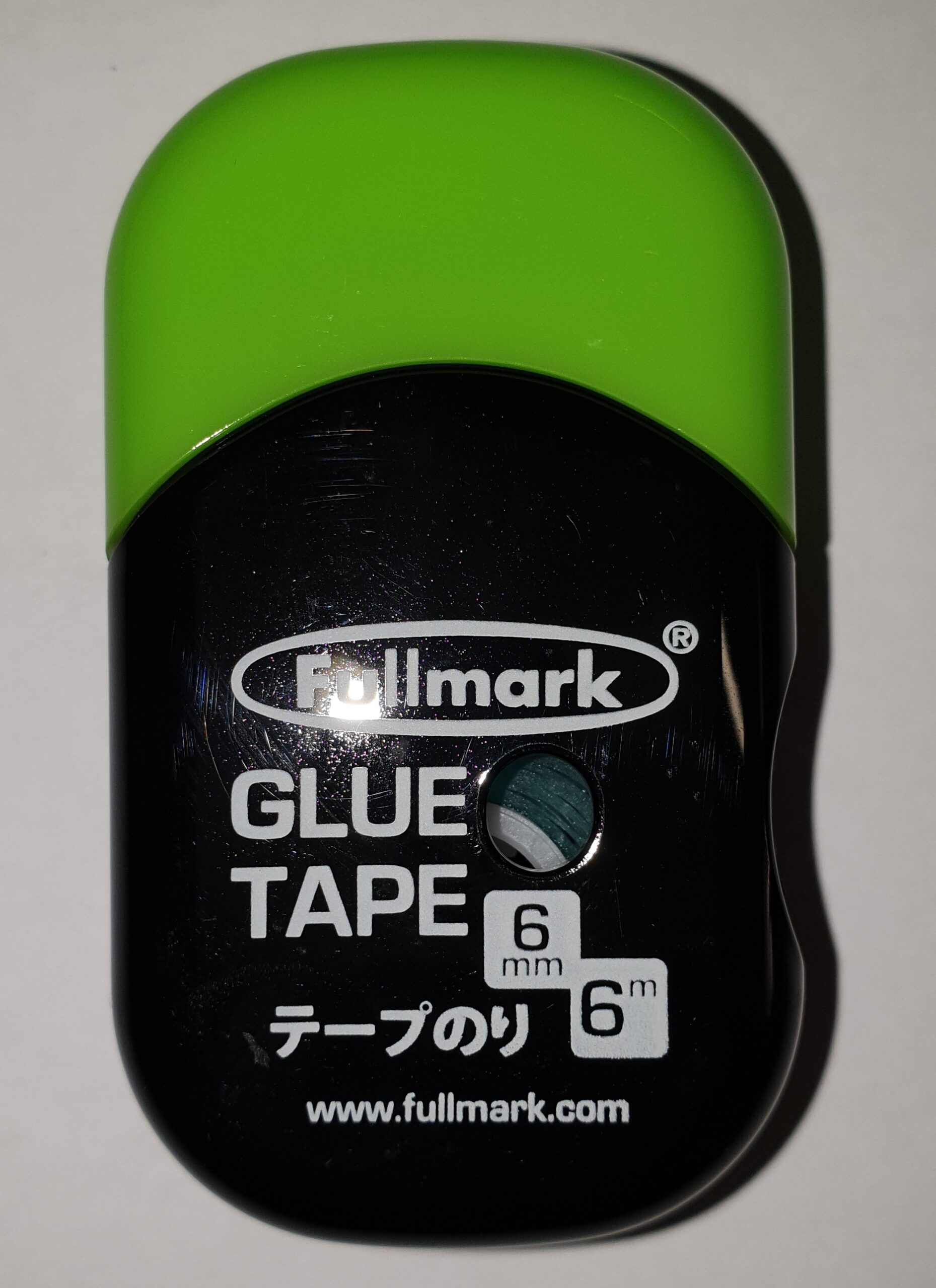 fa_gluetape06gn_2939 Сухо лепило Фулмарк ролер 6мм,6м зелено - Image 1