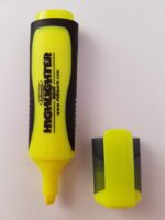 Текст маркер, скосен писец, 5 мм, ЖЪЛТ, 3 бр.в опаковка - Image 3