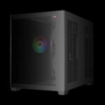 Gamdias кутия Case mATX - AURA GC10M v2 - 3 x 120 mm A-RGB, USB-C, Tempered Glass - Image 6