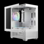 Gamdias кутия Case mATX - AURA GC9M Elite White - 3 x 120 mm A-RGB, USB-C, Tempered Glass - Image 4
