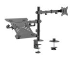 Gembird Стойка за монитор с лаптоп стойка Monitor Mount with Laptop holder - MA-DA-03