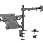Gembird Стойка за монитор с лаптоп стойка Monitor Mount with Laptop holder - MA-DA-03