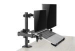 Gembird Стойка за монитор с лаптоп стойка Monitor Mount with Laptop holder - MA-DA-03 - Image 2