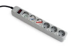 Gembird протектор Surge Protector - SPG6-B-6C - 6 x Schuko, 1.8 m, IP20