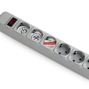Gembird протектор Surge Protector - SPG6-B-6C - 6 x Schuko, 1.8 m, IP20