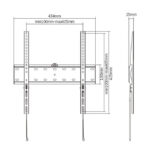 Gembird стенна стойка за телевизор TV Mount - WM-55F-02 - 32"-55", 40 kg - Image 4