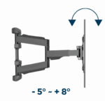 Gembird стенна стойка за телевизор TV Mount - WM-75ST-01 - 32"-75", 45.5 kg - Image 2