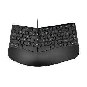 Genius клавиатура Ergonomic Keyboard Ergo KB-700 Black - Copilot, Split Wave Design, Palm Rest