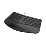 Genius клавиатура Ergonomic Keyboard Ergo KB-700 Black - Copilot, Split Wave Design, Palm Rest - Image 3